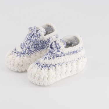 Baby Crochet Sneakers - YZY Static - Baby Sneakers Shop - unisex baby crochet shoes